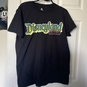 Disneyland Women’s Black Graphic Tee Size XL